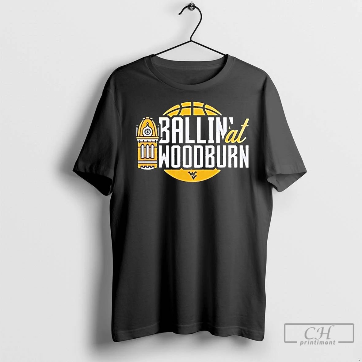 Classic Wvu West Virginia Mountaineers Ballin At Woodburn Long Sleve