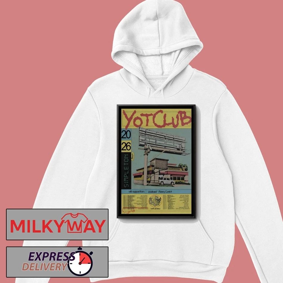 YotClub Tour Simpleton 2026 Poster shirt
