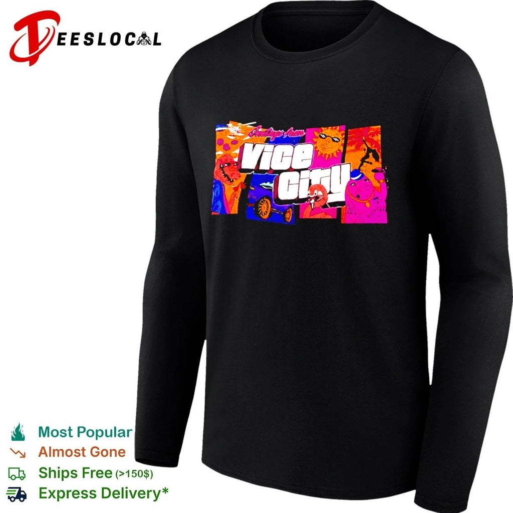 Lucia Greetings from Vice City GTA 6 Grand Theft Auto T-shirt