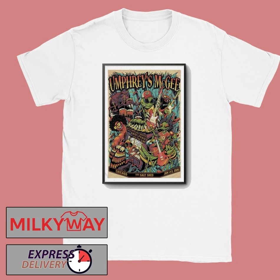 Funny Umphrey’s McGee Jan 2-3 2026 Poster Chicago shirt