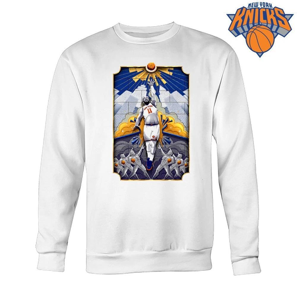 New York Knicks Champions NBA 2026 Jalen Brunson Art Deco Skyline Shirt