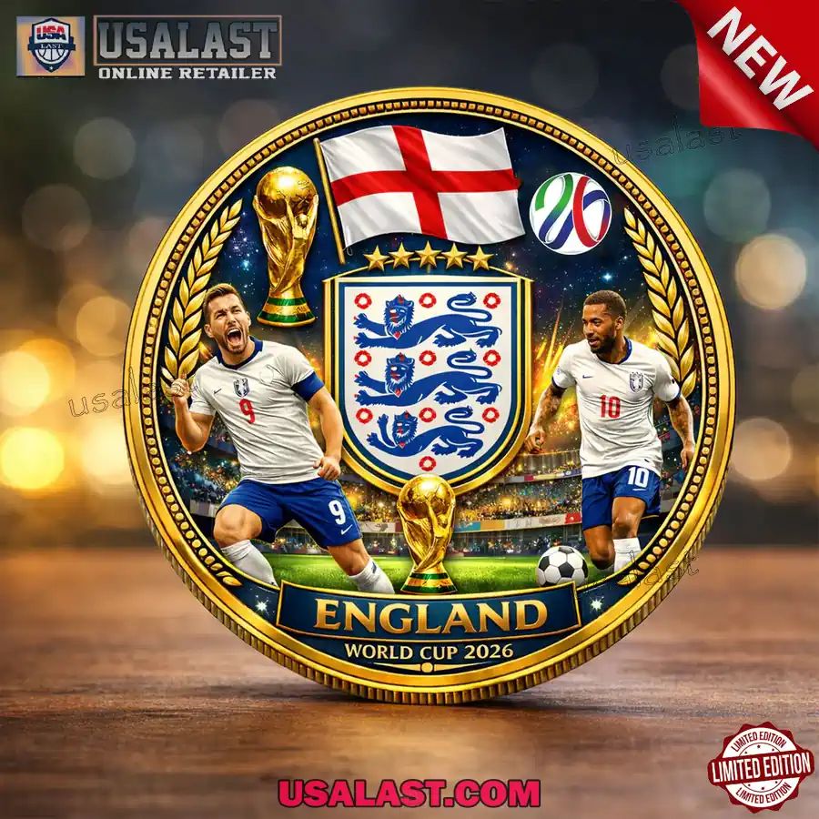 England Team World Cup 2026 Commemorative Coin
