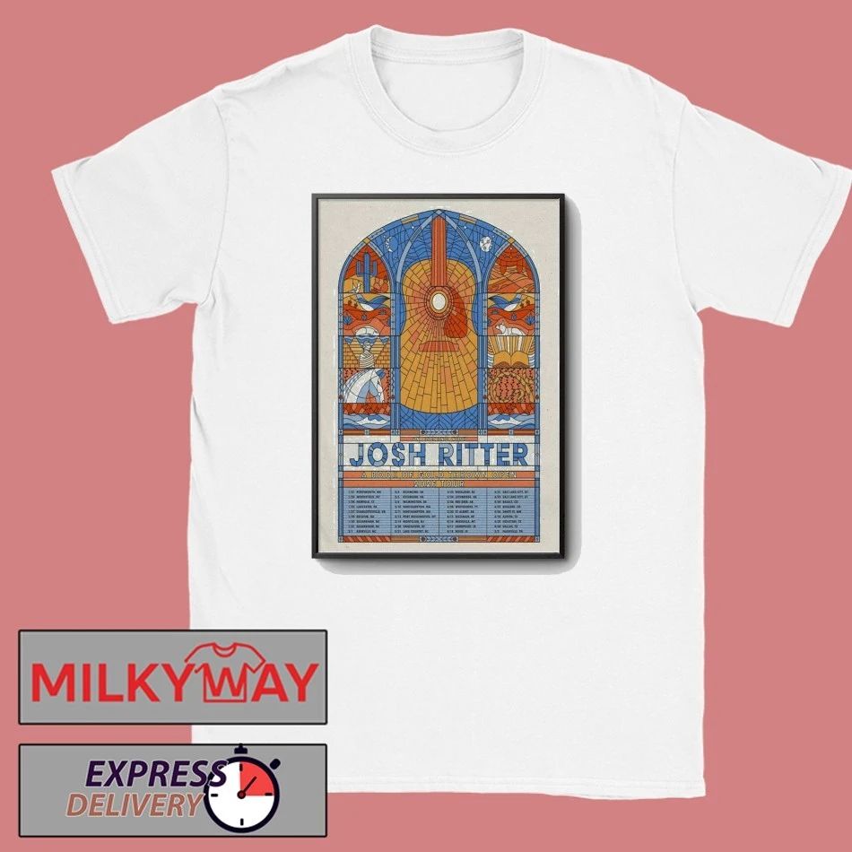 Josh Ritter Poster Tour Jan – May 2026 shirt