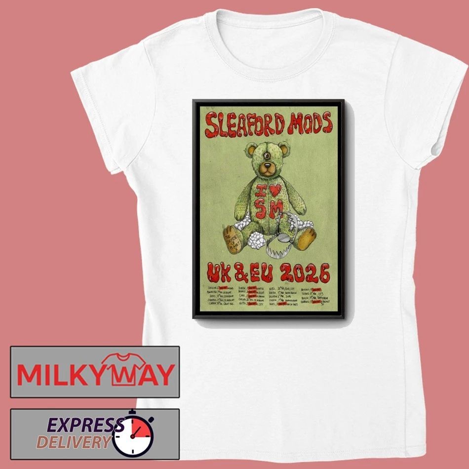 Sleaford Mods UK-Europe 2026 Tour Poster shirt