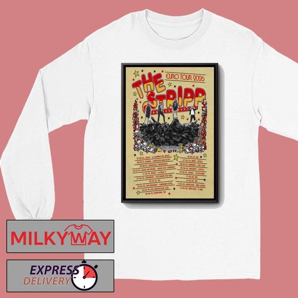 THE STRIPP Euro Tour 2026 Poster shirt