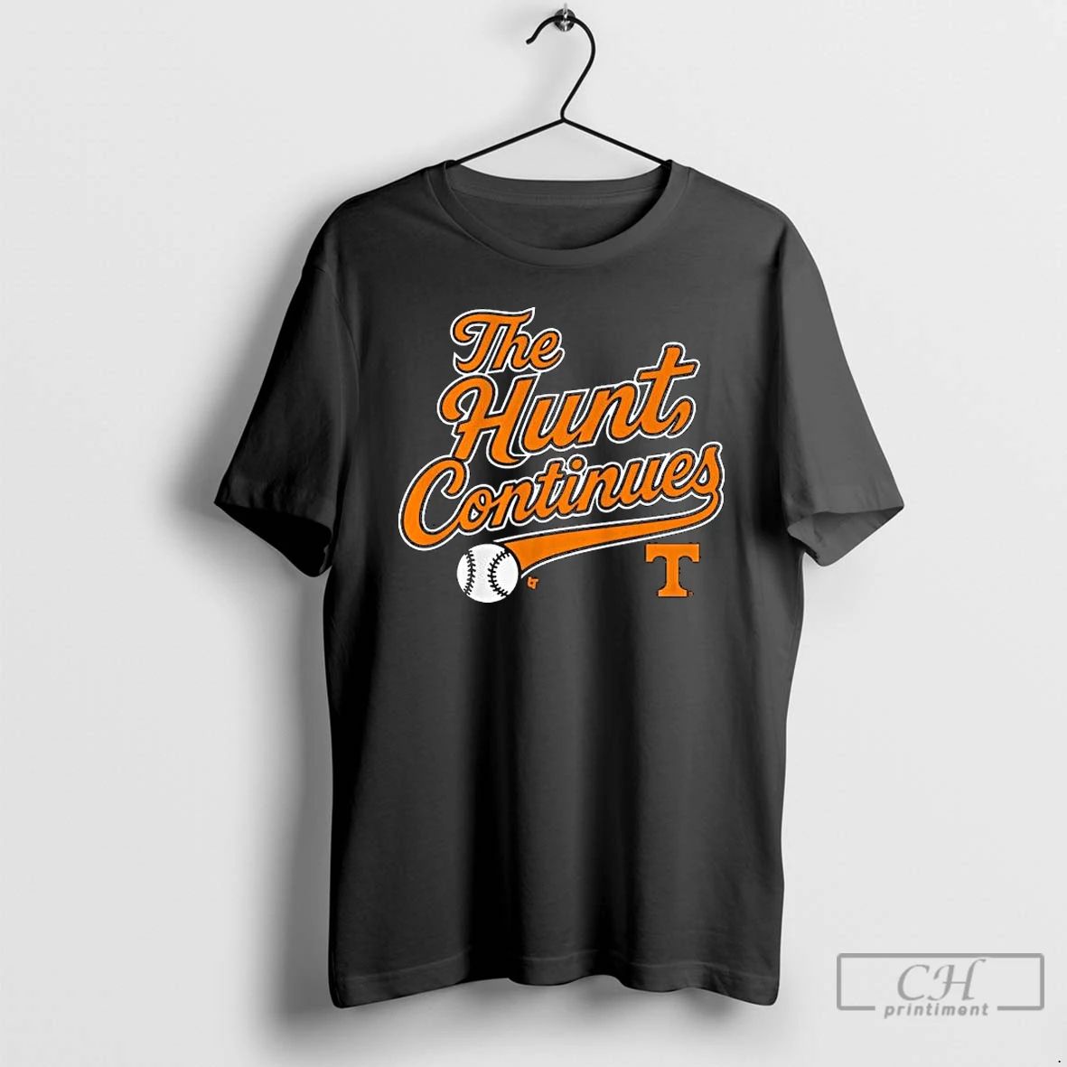 Classic Tennessee Baseball The Hunt Continues Long Sleve T Shirts