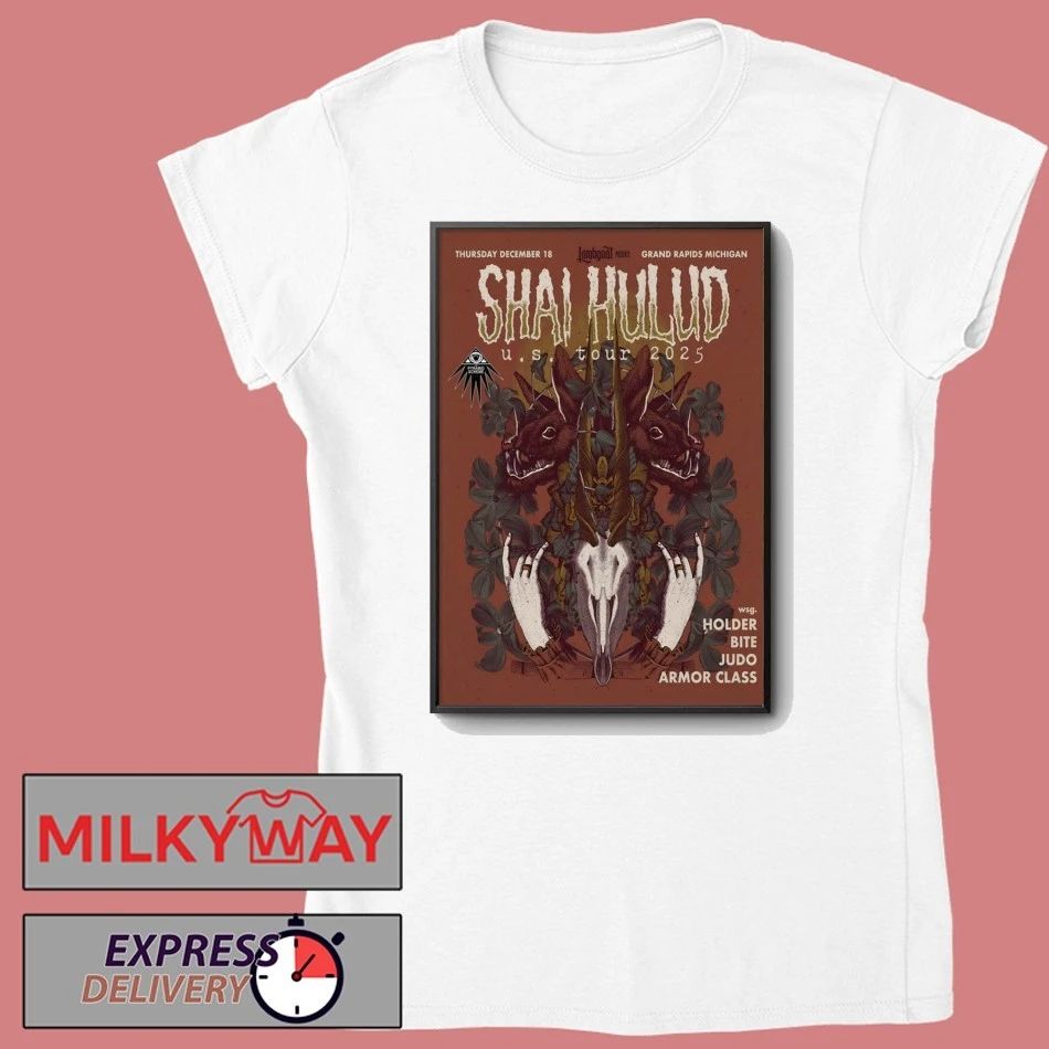 Shai Hulud Grand Rapids Tour On Dec 18 2025 Poster shirt