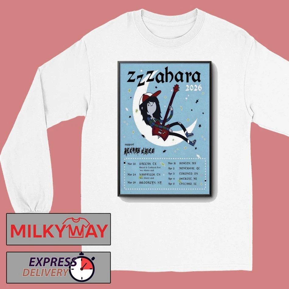 ZZZahara Tour Spring 2026 Poster shirt