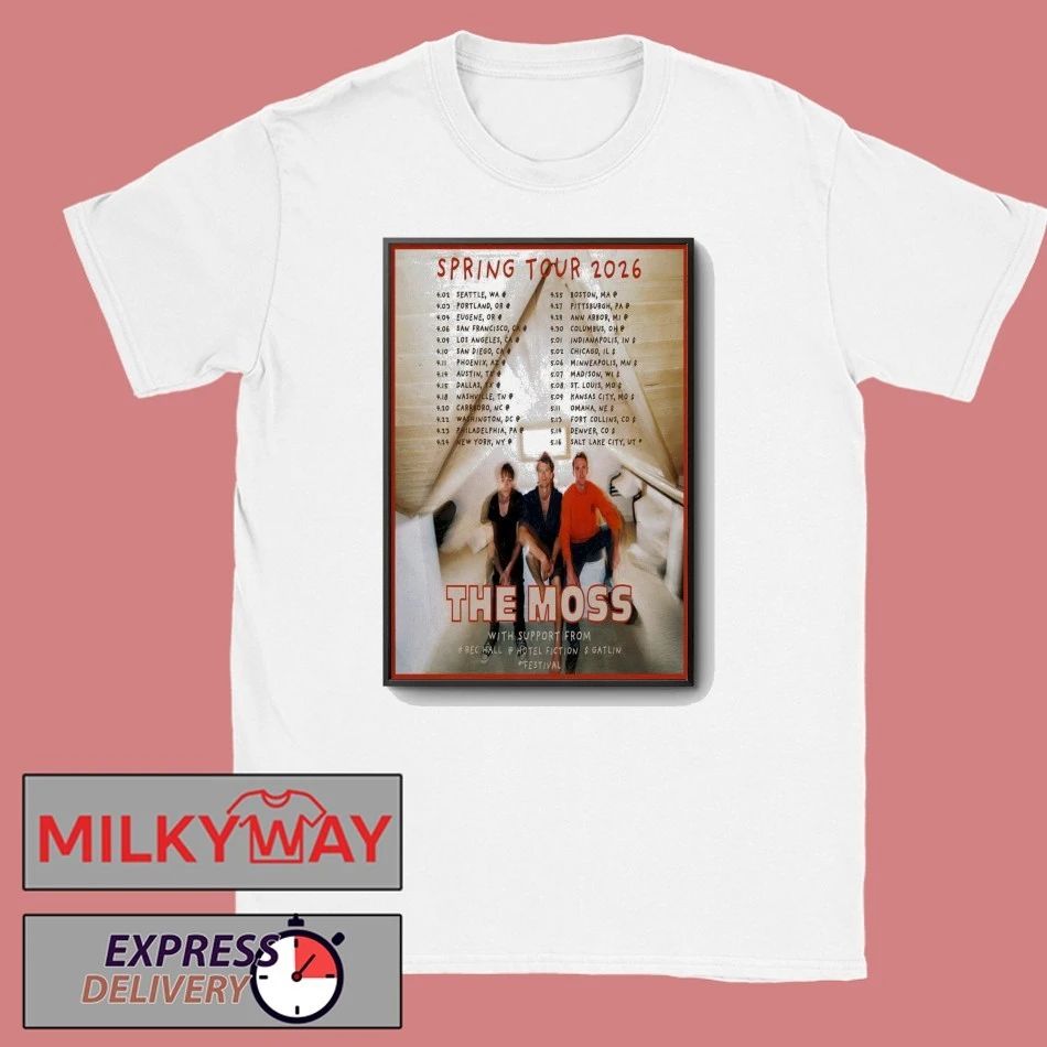 The Moss Spring 2026 Tour Poster shirt