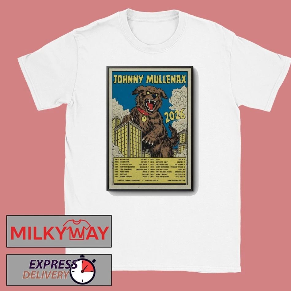 Johnny Mullenax On Tour 2026 Poster shirt