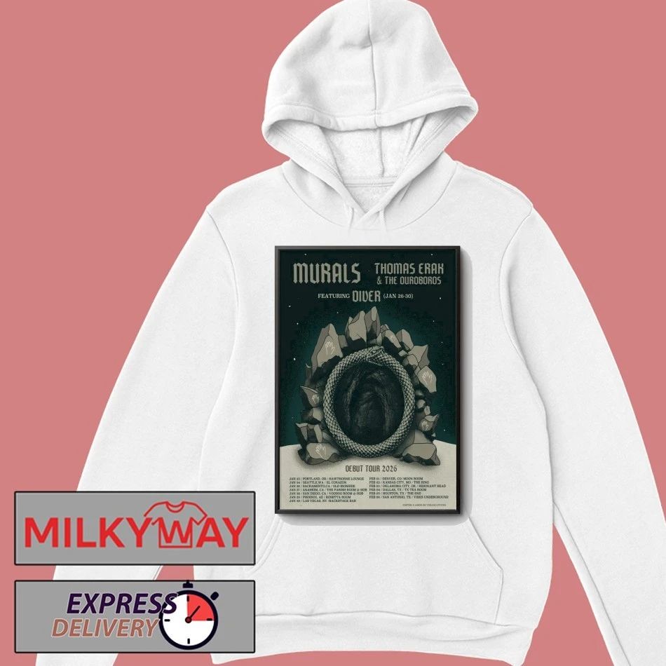 2026 Thomas Erak & The Ouroboros Debut Tour Poster shirt