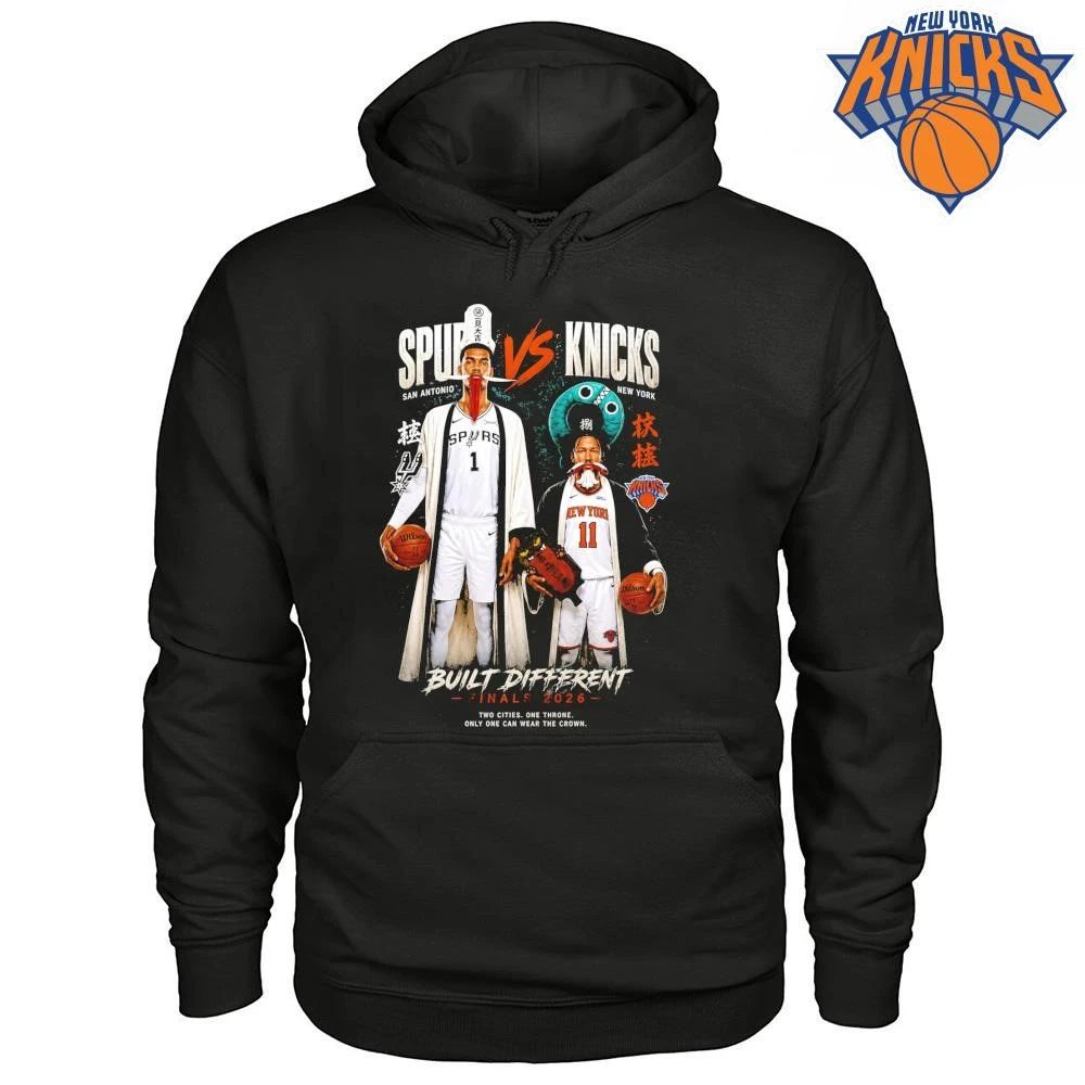 San Antonio Spurs Victor Wembanyama VS New York Knicks Jalen Brunson Built Different Matchup NBA Finals 2026 Shirt