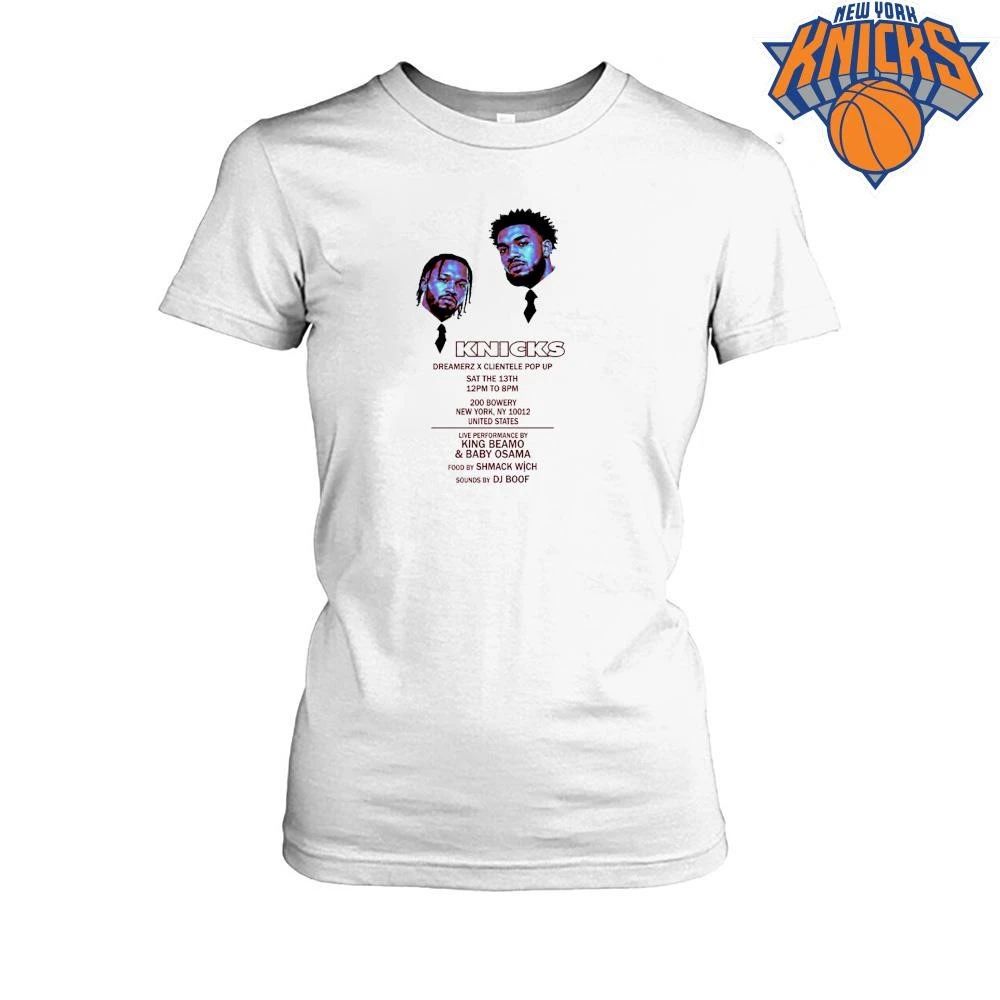Jalen Brunson & KAT New York Knicks Dreamerz X Clientele NBA Finals 2026 Pop Up Exclusive Shirt