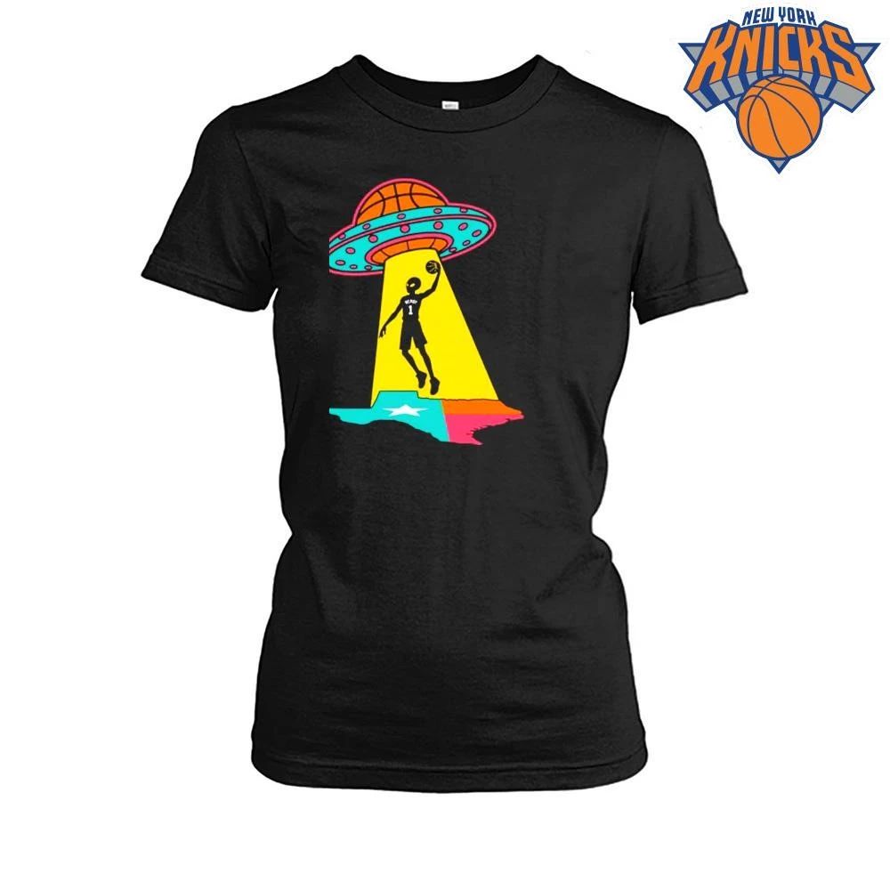 Alien UFO Basketball Victor Wembanyama Wemby Texas Dunk T Shirt