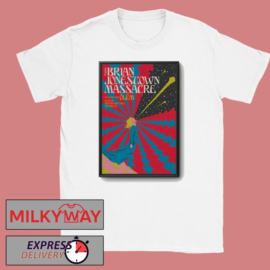 The Brian Jonestown Massacre At Ventura Music Hall On Mar 4 2026 Poster shirt