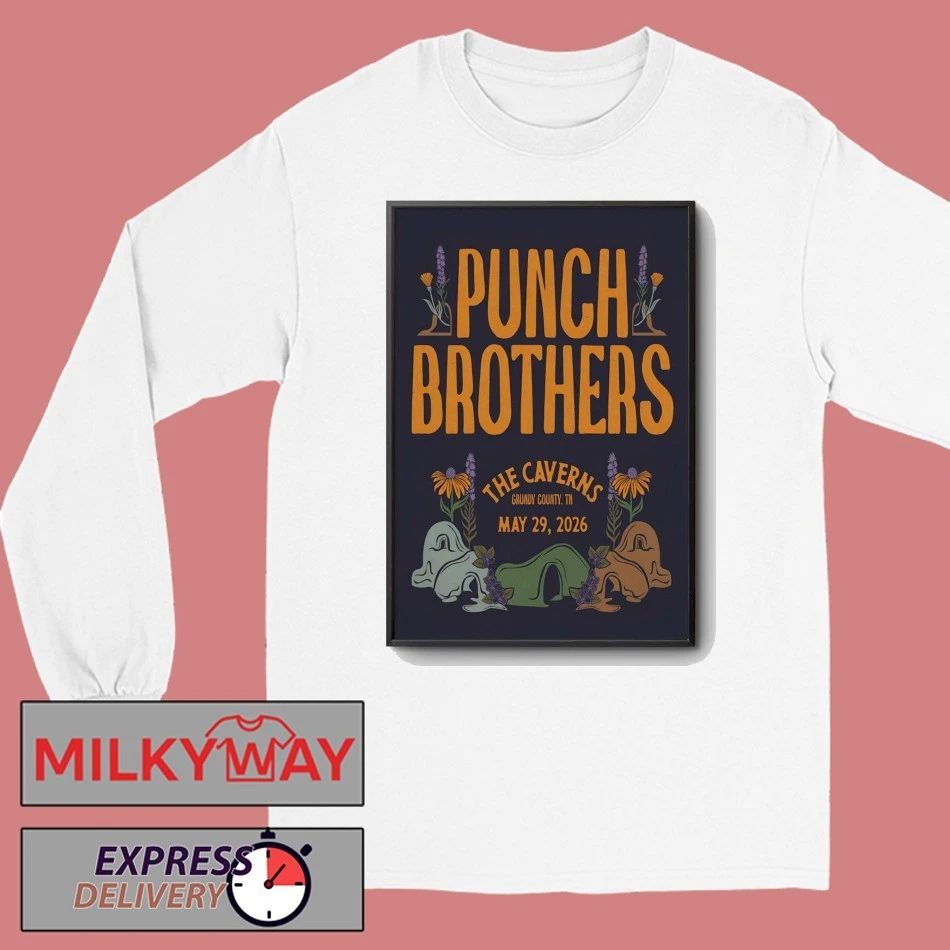 Punch Brothers At The Caverns On May 29 2026 Poster shirt