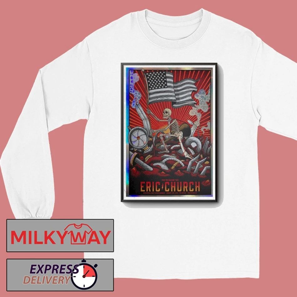 ERIC CHURCH 01.23.2026 In Washington Poster shirt