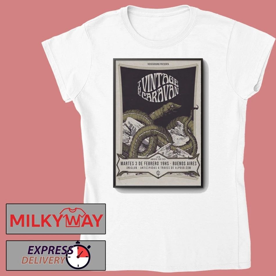The Vintage Caravan Buenos Aires Argentina On Feb 3 2026 Poster shirt