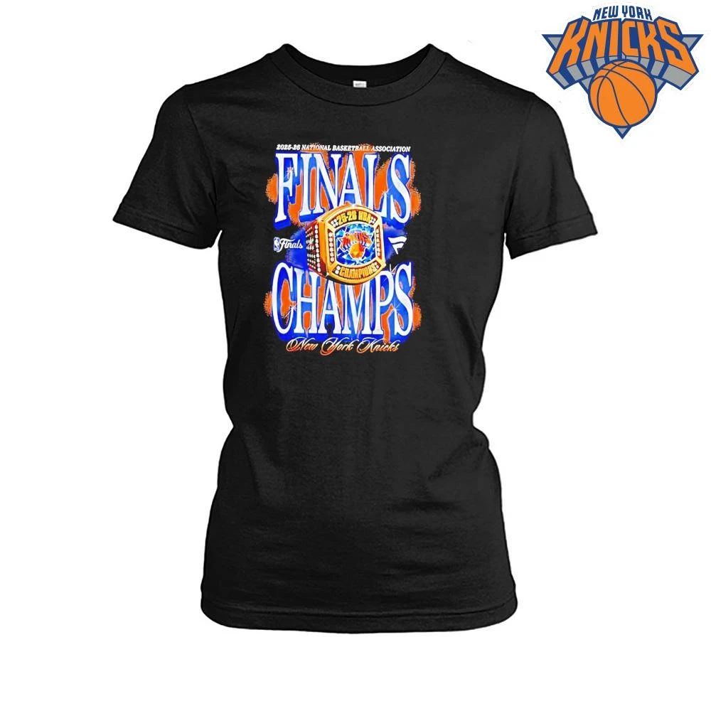 New York Knicks 2026 Nba Finals Champions Ring Shirt