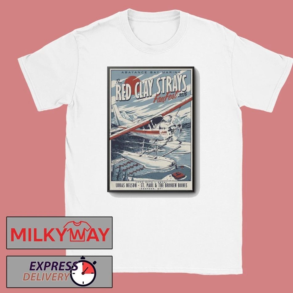 Poster The Red Clay Strays Jun 24 – 28, 2026 Fest shirt