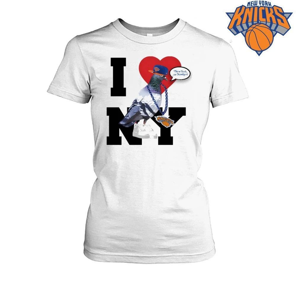 I Love NY Pigeon Streetwear Culture New York Basketball Fan NBA Finals 2026 Shirt