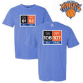 New York Knicks Comeback Victory Scoreboard San Antonio Spurs 106 New York 107 Graphic NBA Finals 2026 Two Sided Shirt