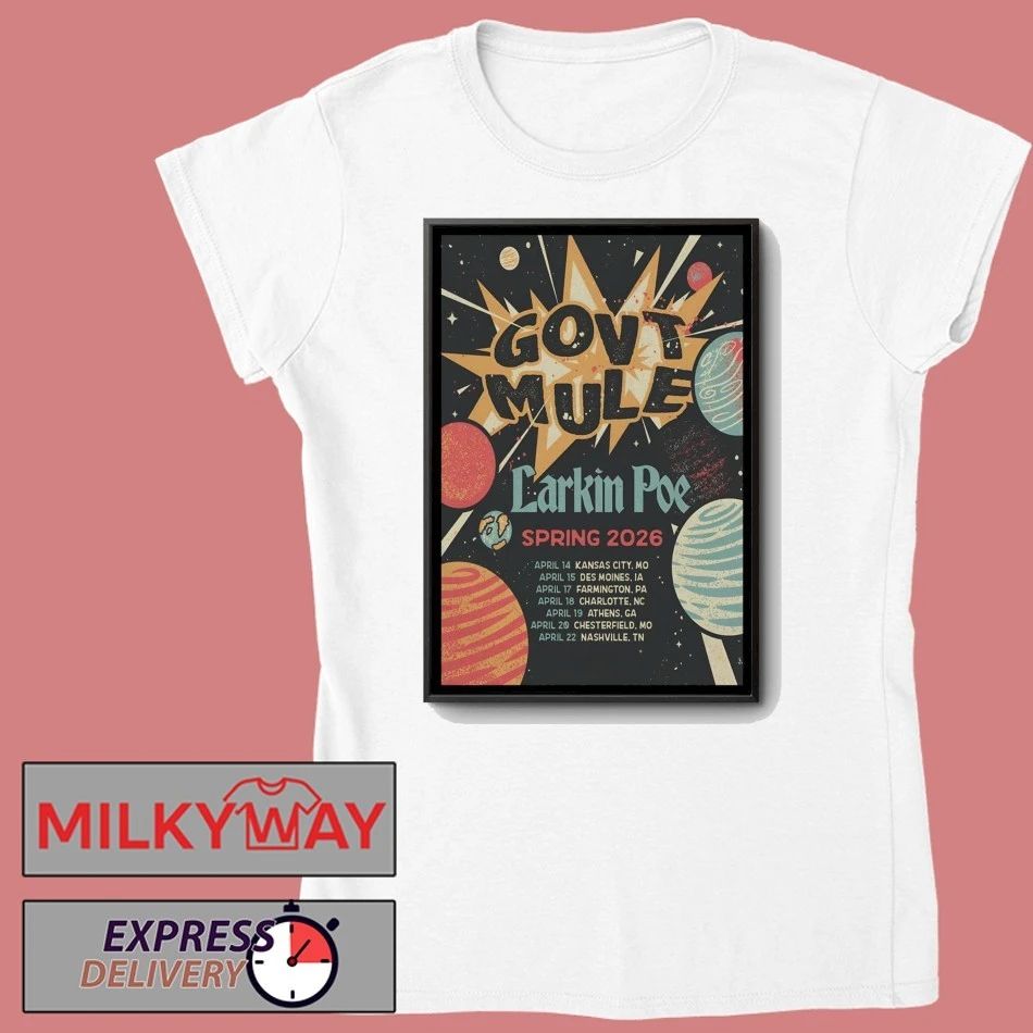 Gov’t Mule Spring 2026 Tour Poster shirt