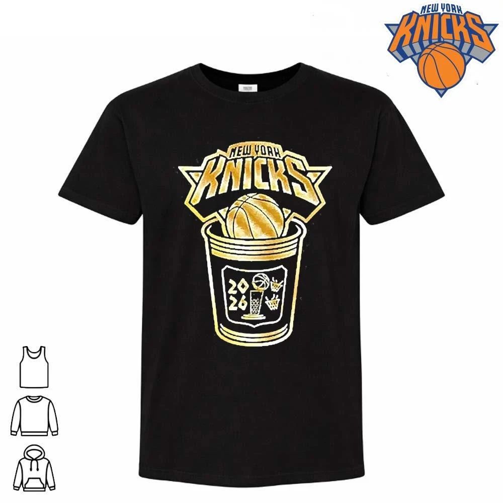 New York Knicks Nba Finals Champions Gold Coffee Cup Shirt