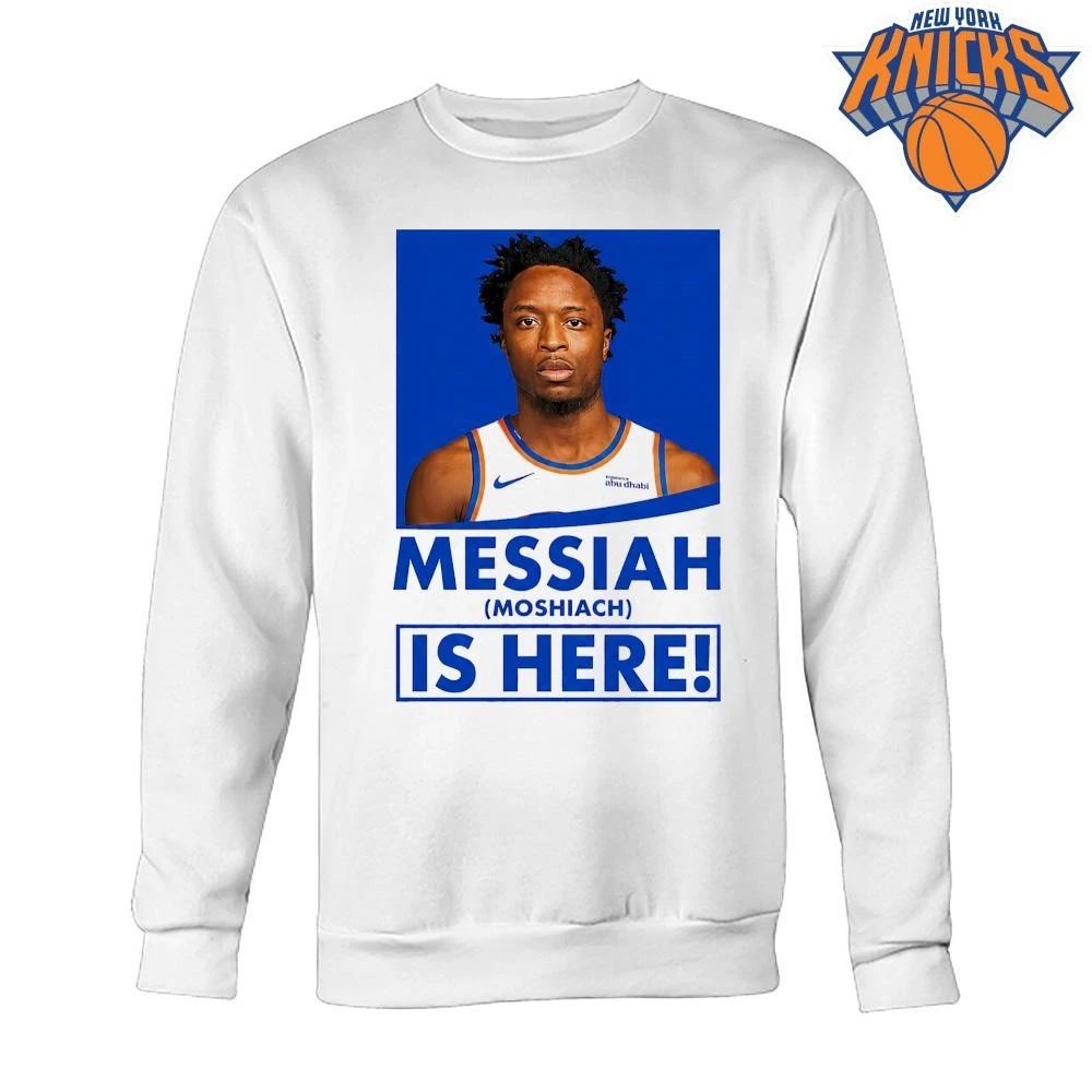 OG Anunobi New York Knicks Messiah Moshiach Is Here NBA Finals 2026 Shirt