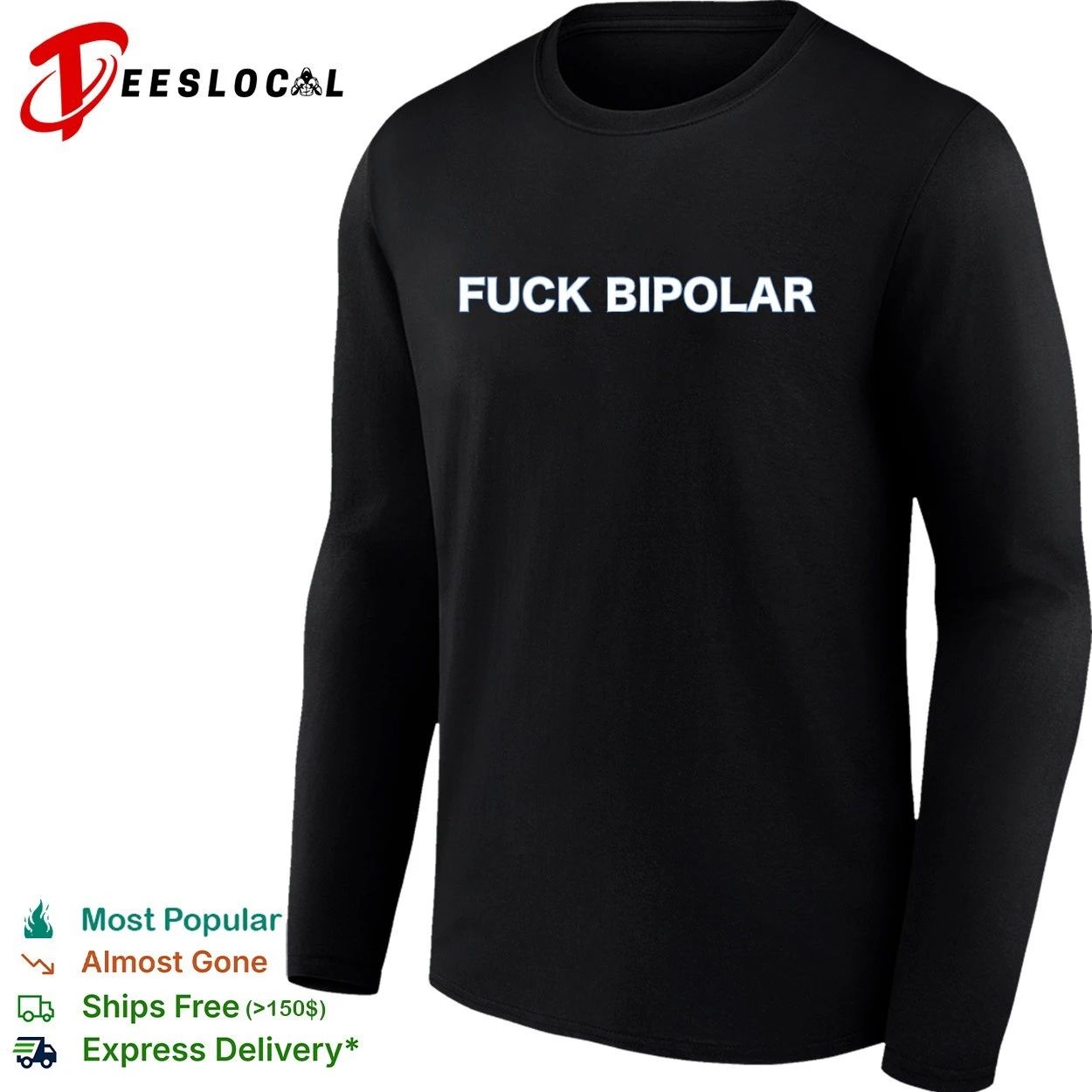Fuck Bipolar mental health awareness T-shirt