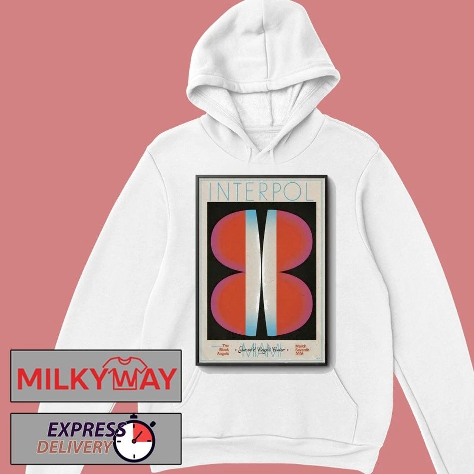 Interpol In Miami FL On Mar 7 2026 Poster shirt