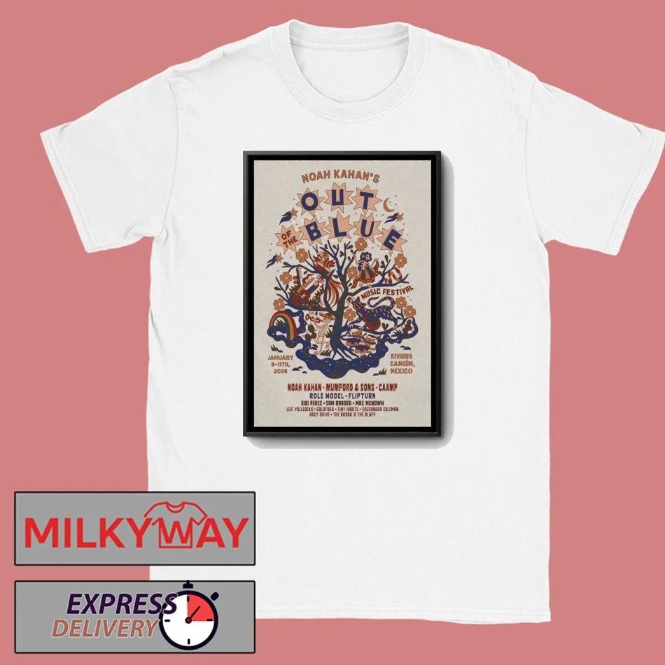 Noah Kahan Jan 8-11 2026 Mexico Poster shirt