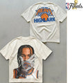 Jalen Brunson New York Knicks New York Heavy Highlark Three Point Celebration NBA Finals 2026 Two Sided Shirt