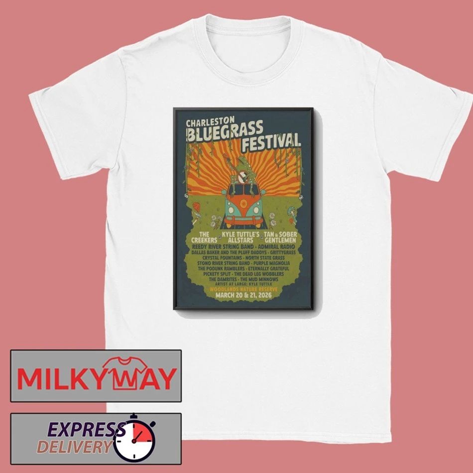 Charleston Bluegrass Festival Poster shirt