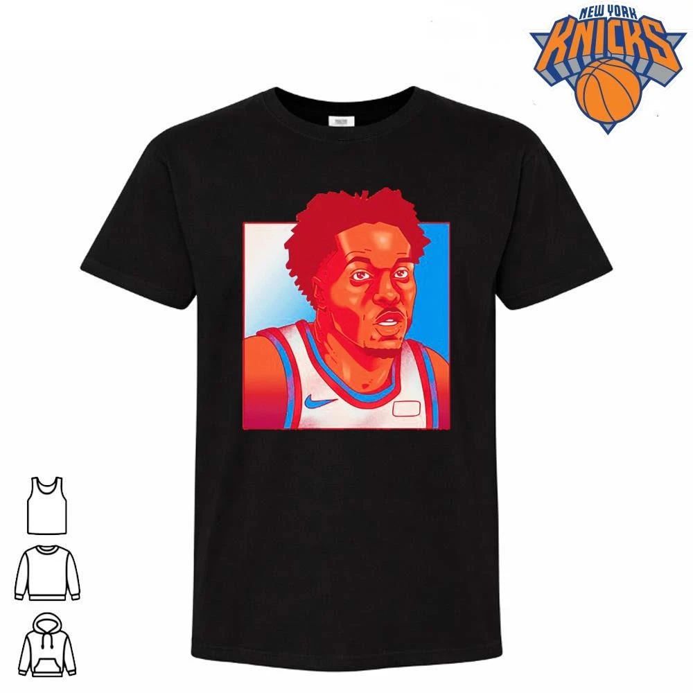 New York Knicks OG Anunoby Vector Portrait Art Basketball Fan Graphic NBA Finals 2026 Shirt