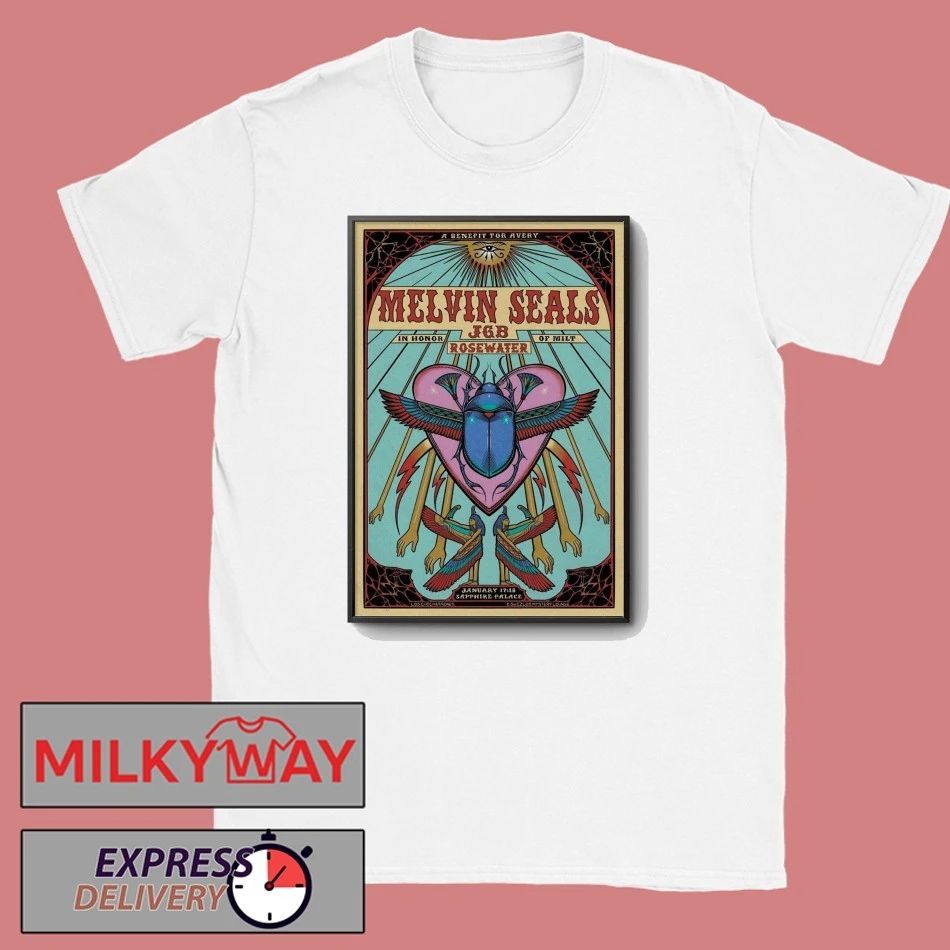 Melvin Seals And JGB 1 17-1 18 2026 Blue Lake CA Poster shirt