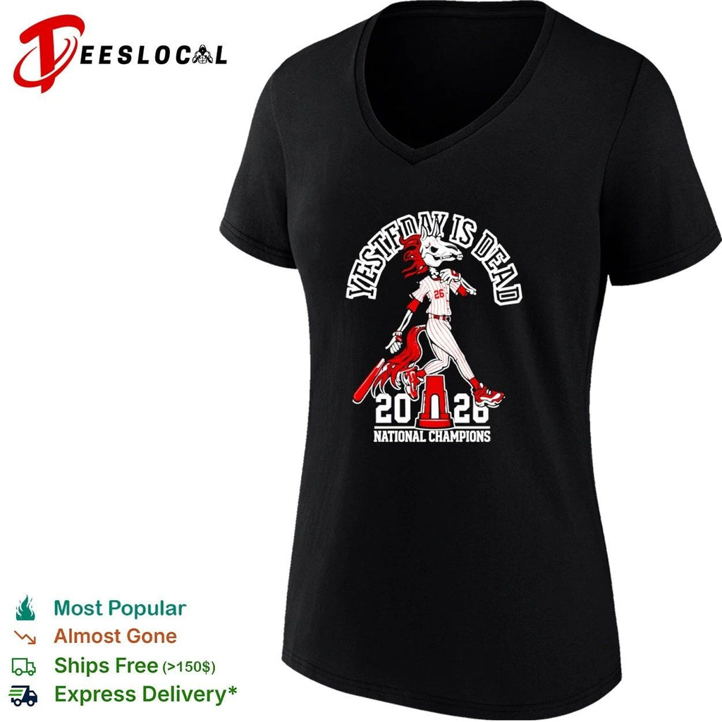 Yesterday Is Dead 2020 National Champions Baseball T-shirt