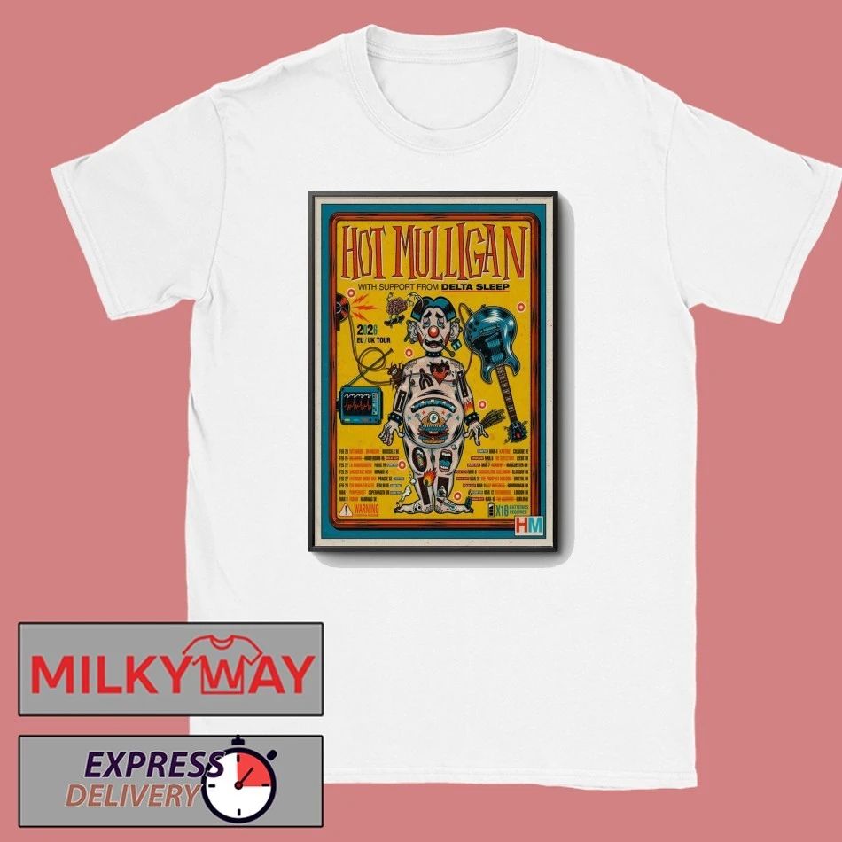 Mulligan With Delta Sleep 2026 Europe-UK Tour Poster shirt