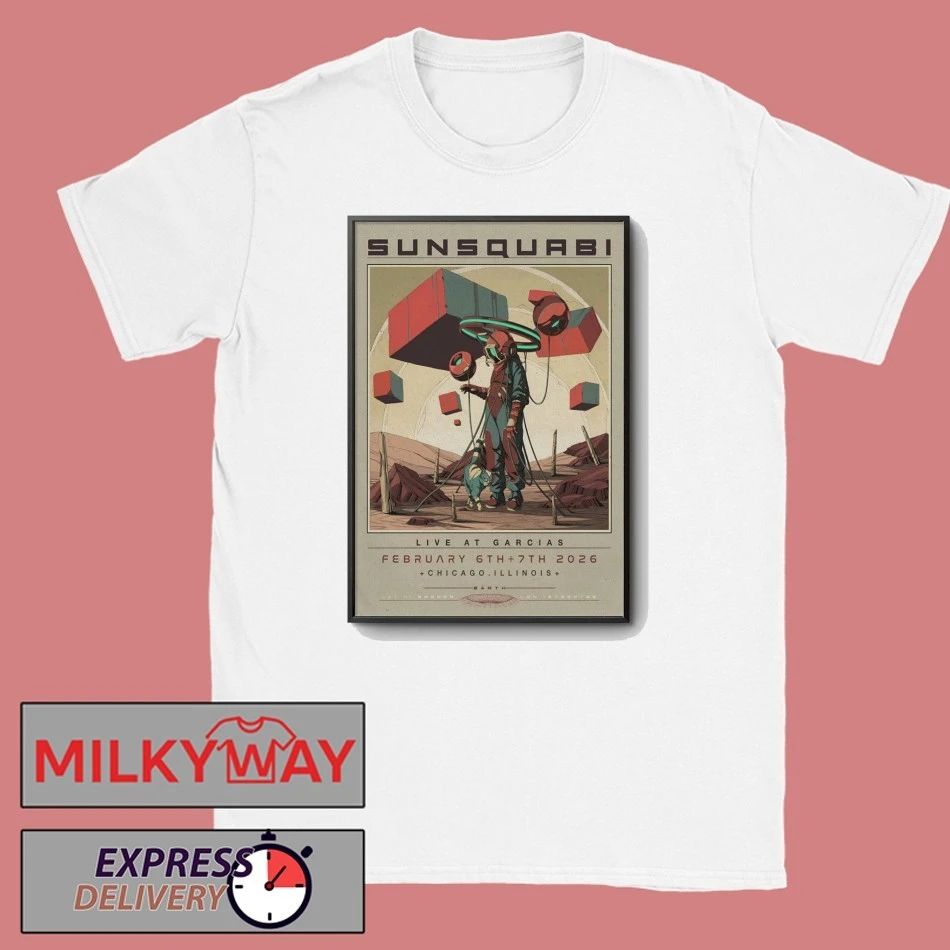 Sunsquabi Feb 6-7 2026 In Chicago IL Poster shirt