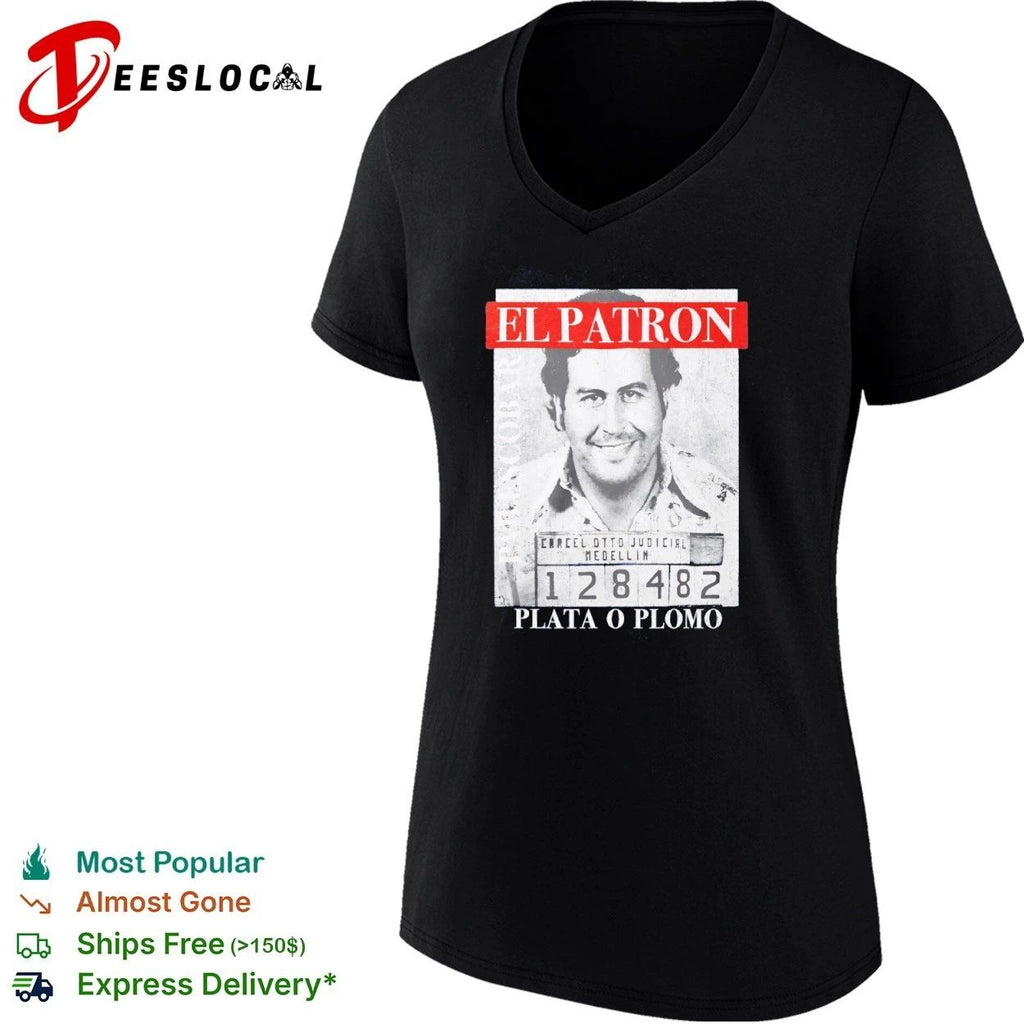 Pablo Escobar El Patron Plata o Plomo T-shirt