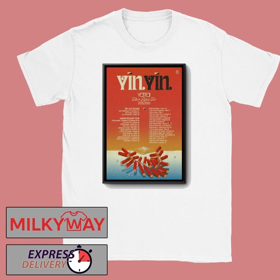 YĪN YĪN The Album Release Tour 26 Poster SHIRT