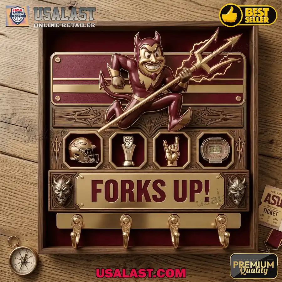 Arizona State Sun Devils Premium Wall Key Holder