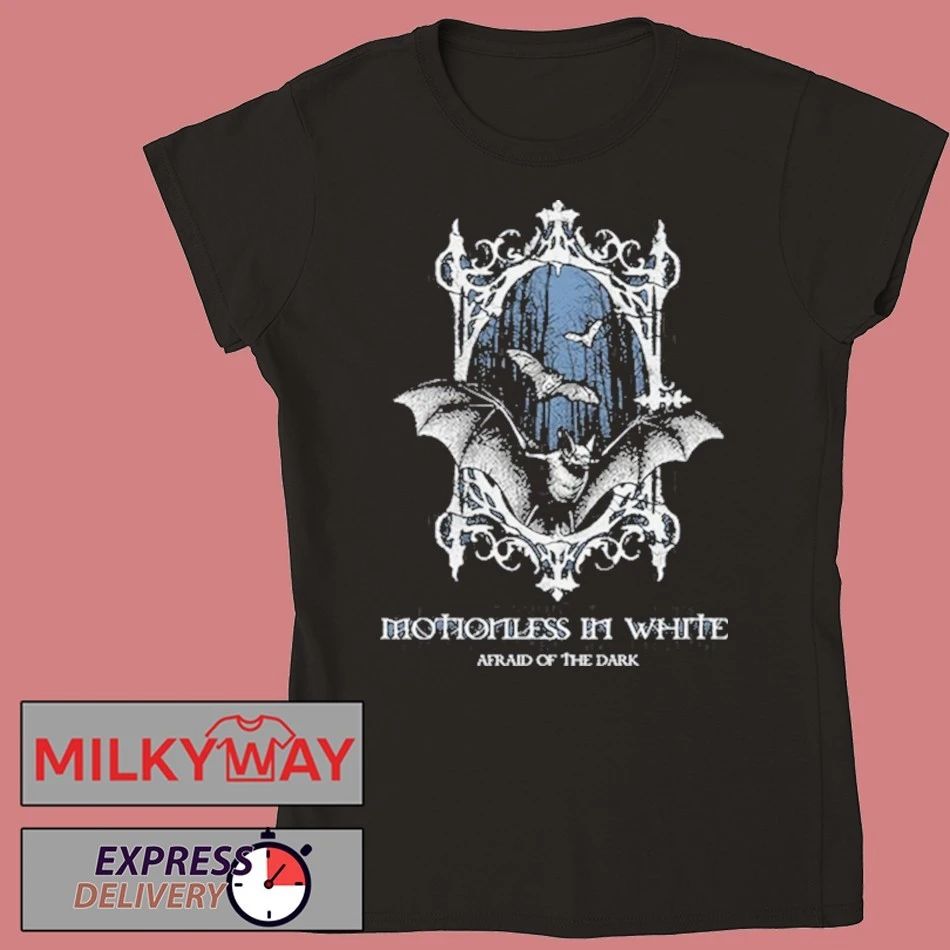 Motionless In White Afraid Of The Dark Bat T-Shirt