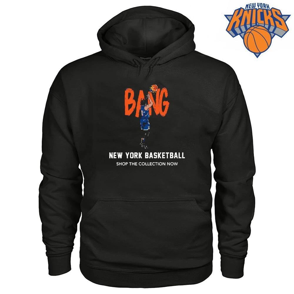 Jalen Brunson Bang New York Knicks Basketball Fire Flame Shirt