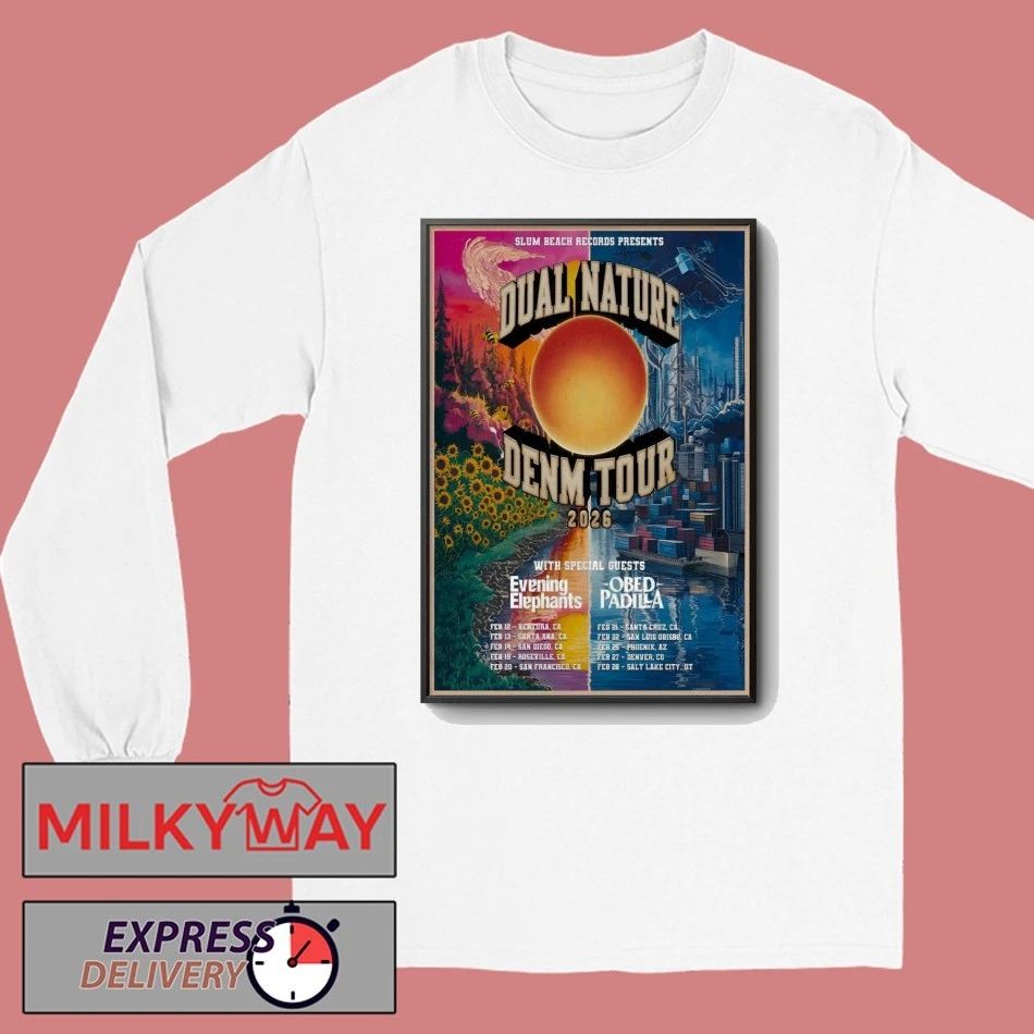 Dual Nature And DENM Tour 26 Poster shirt