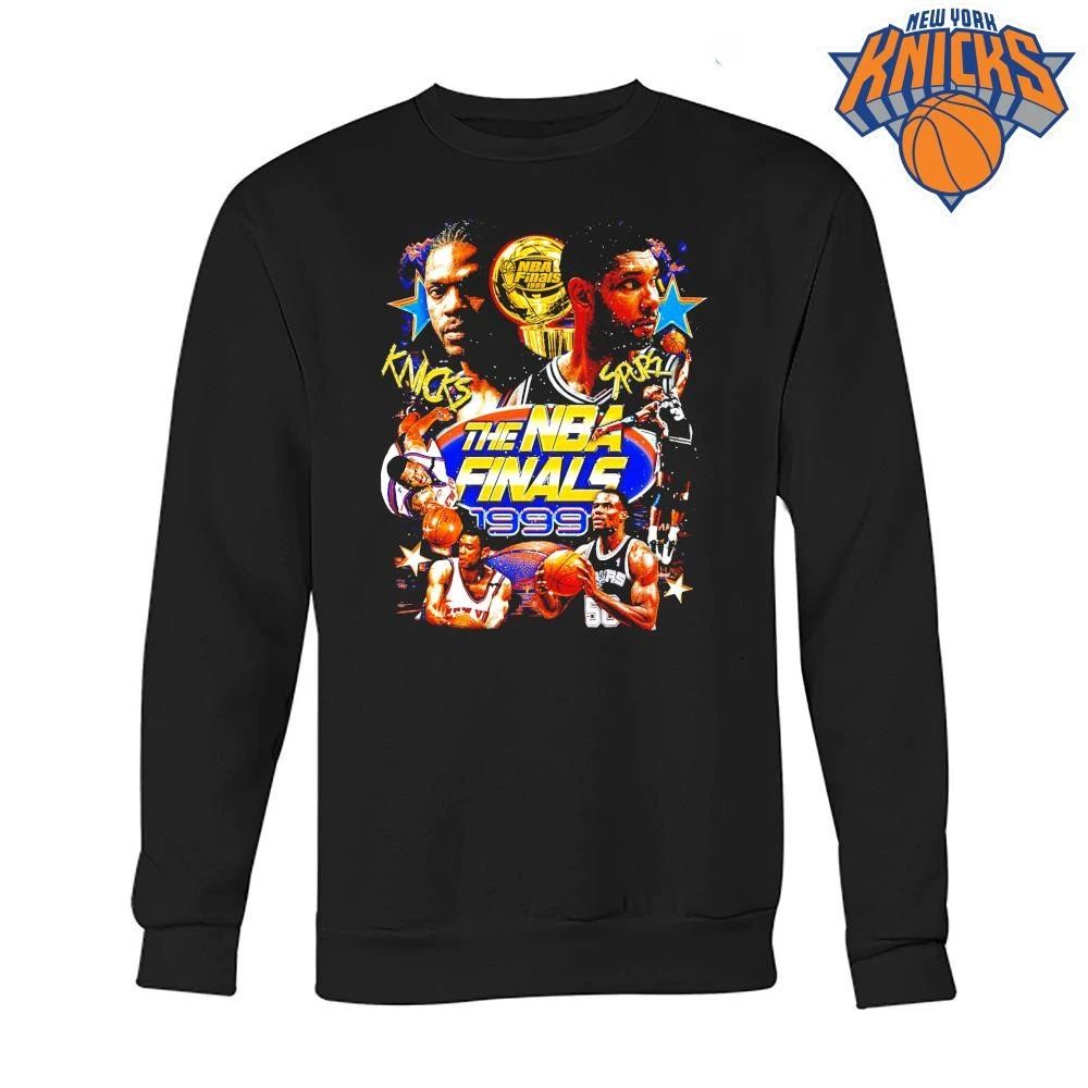 Tim Duncan Latrell Sprewell David Robinson Allan Houston New York Knicks San Antonio Spurs 1999 Vintage Basketball NBA Finals 2026 Shirt