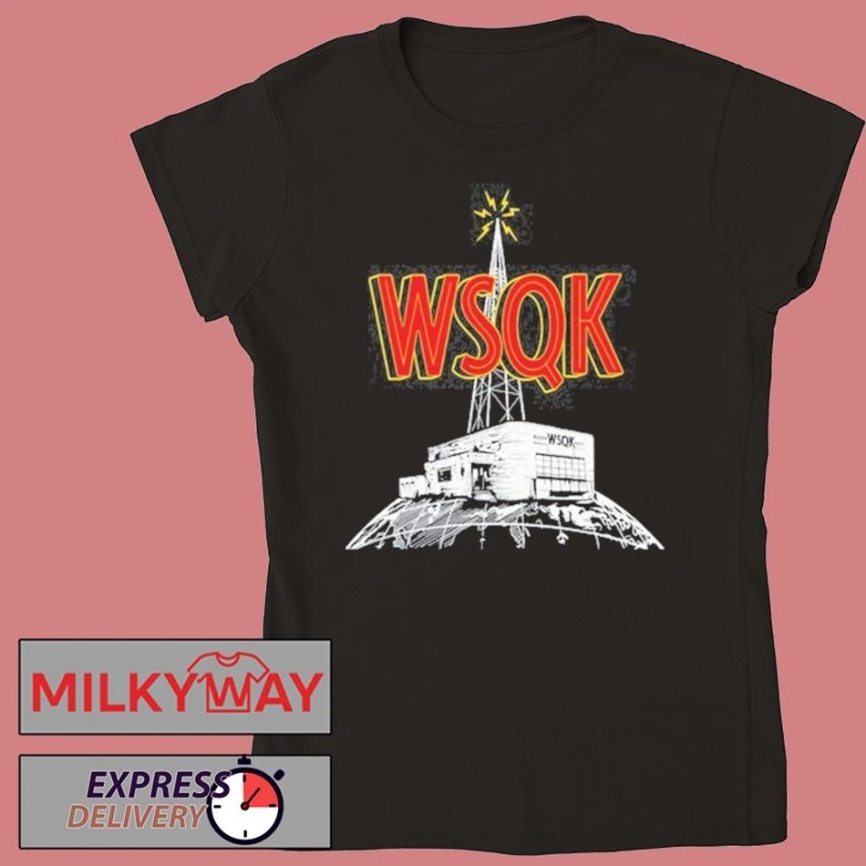 WSQK Logo Black shirt