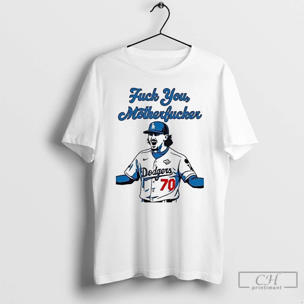 Premium La Dodgers Justin Wrobleski Fuck You Motherfucker T Shirts