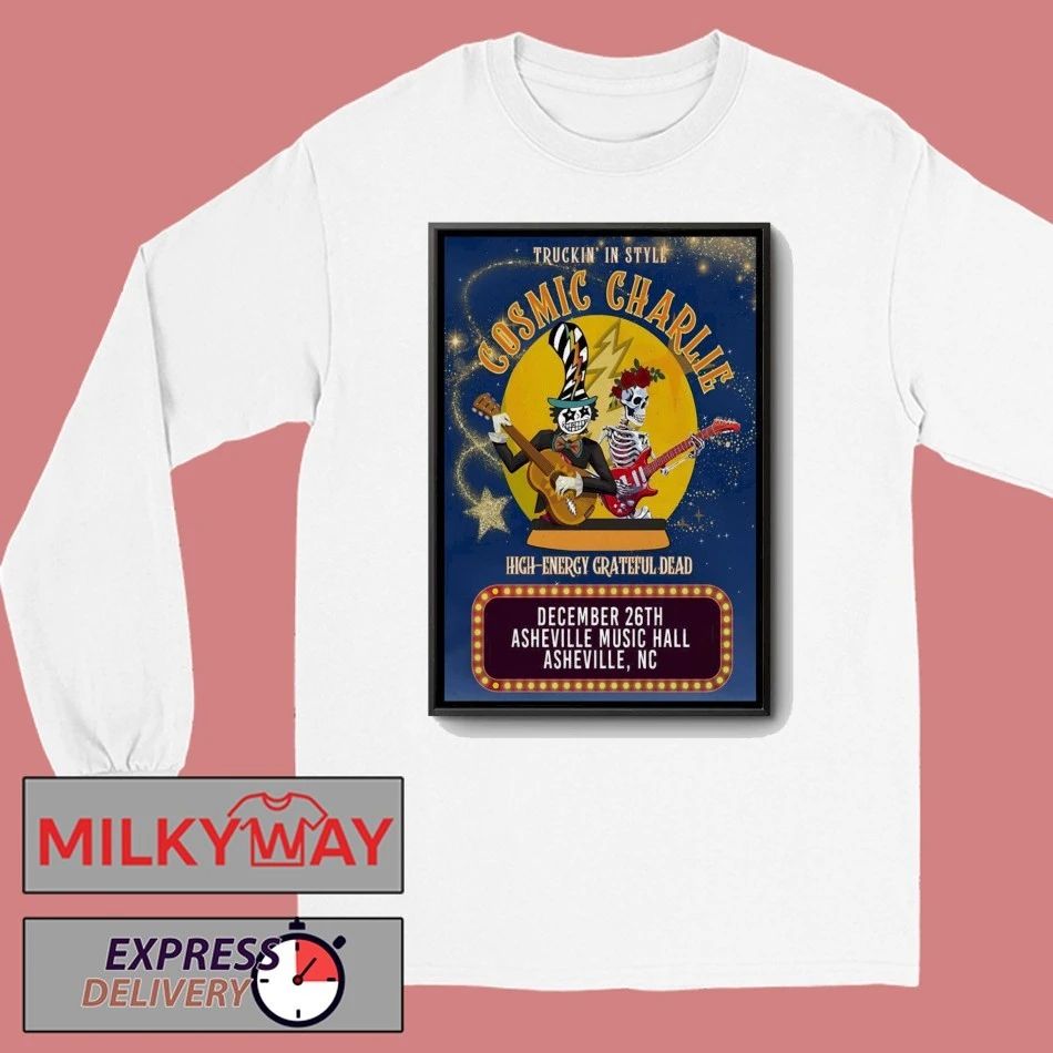 Cosmic Charlie In Asheville NC On Dec 26 2025 Poster shirt