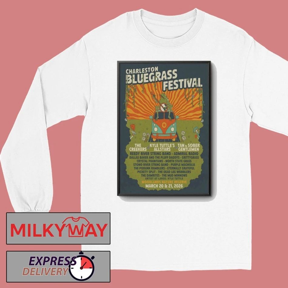 Charleston Bluegrass Festival Poster shirt